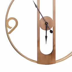 Wall Clock MULHOUSE 50 cm Brown