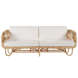 Garden Sofa 2 Seater DOLCEDO Rattan Beige