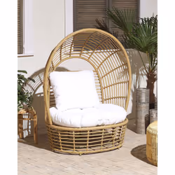 Garden Armchair LIDO Rattan Beige - Additional view 4