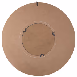 Wall Mirror POMARO 60 cm 60 cm Wood Light Brown