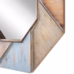 Wall Mirror MIRIO 77 cm 77 cm Wood Brown