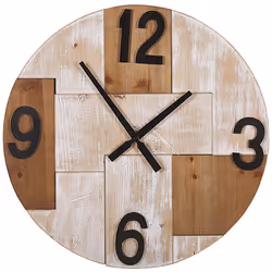 Wall Clock MICHAPAN 60 cm Brown