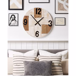 Wall Clock MICHAPAN 60 cm Brown