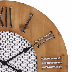 Wall Clock Ã¸ 60 cm Dark Wood CUILCO