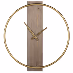 Wall Clock CASITAS 47 cm Wood Gold