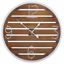 Wall Clock ARRIAGA 50 cm Wood Dark Brown