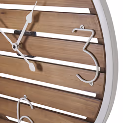 Wall Clock ARRIAGA 50 cm Wood Dark Brown