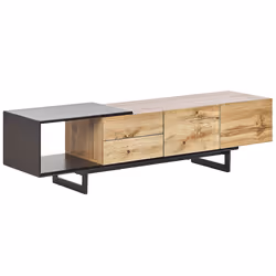 TV Stand FIORA Brown/ Black