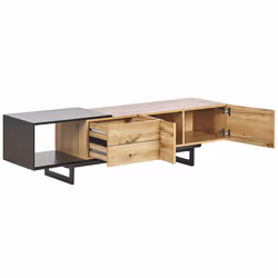 TV Stand FIORA Brown/ Black
