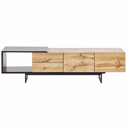 TV Stand FIORA Brown/ Black - Additional view 4