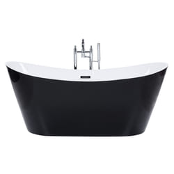 Freestanding Bathtub ANTIGUA 1600 x 760 mm Black
