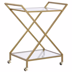 Kitchen Trolley IVERA Metal Transparent