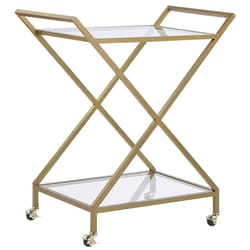 Kitchen Trolley IVERA Metal Transparent