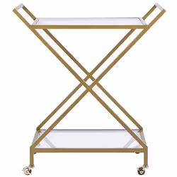 Kitchen Trolley IVERA Metal Transparent
