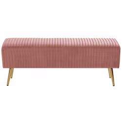 Bench PATERSON Velvet Pink