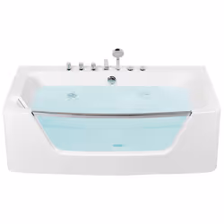Corner Hot Tub BARRANCA 1700 x 850 mm White