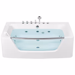 Corner Hot Tub BARRANCA 1700 x 850 mm White