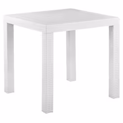 Bistro Table FOSSANO 80 cm 80 cm White