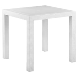 Bistro Table FOSSANO 80 cm 80 cm White