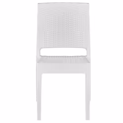Garden Dining Set 6 Seater FOSSANO White