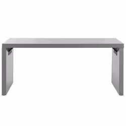 Garden Dining Set with Stools 6 Seater TARANTO Concrete Grey