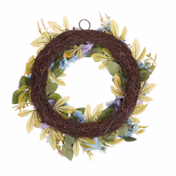 Door Wreath Ã¸ 50 cm Blue GALDAR