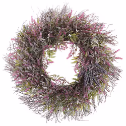 Decorative Wreath Ã¸ 50 cm Purple TELDE