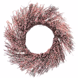 Decorative Wreath Ã¸ 50 cm Pink GALLETAS