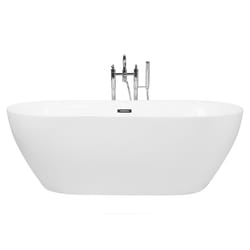 Freestanding Bathtub CARRERA 1600 x 750 mm White
