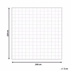 Double-Layered All-Season Duvet KORAB Polyester 200 x 220 cm