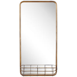 Wall Mirror MACON 40 cm 80 cm Metal Gold