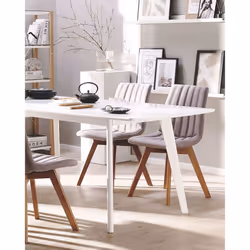 Set of 2 Dining Chairs CALGARY Taupe - Additional view 4
