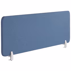 Desk Screen 130 x 40 cm Blue WALLY