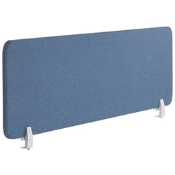 Desk Screen 130 x 40 cm Blue WALLY