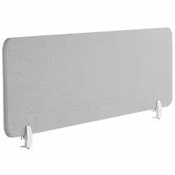 Desk Screen 130 x 40 cm Light Grey WALLY