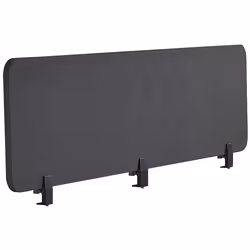Desk Screen 180 x 40 cm Dark Grey WALLY
