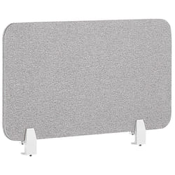 Desk Screen 72 x 40 cm Light Grey WALLY