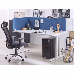 Desk Screen 80 x 40 cm Blue WALLY