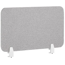 Desk Screen 80 x 40 cm Light Grey WALLY
