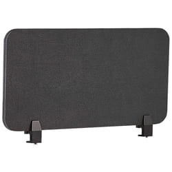 Desk Screen 80 x 40 cm Dark Grey WALLY