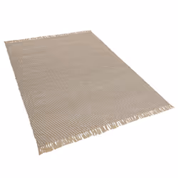 Jute Area Rug 140 x 200 cm Beige ALADAG