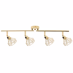 4 Light Spotlight ERMA Adjustable Metal Gold