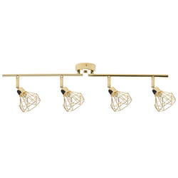 4 Light Spotlight ERMA Adjustable Metal Gold