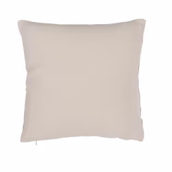 Set of 2 Cushions Leaf Pattern 45 x 45 cm Beige WAKAD