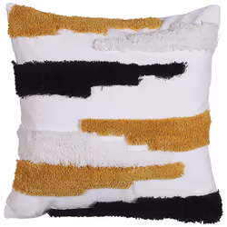 Set of 2 Decorative Cushions MONARDA 45 x 45 cm Multicolour Abstract Pattern