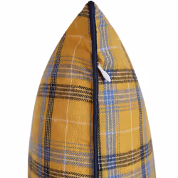 Set of 2 Cushions Chequered Pattern 45 x 45 cm Multicolour DICENTRA
