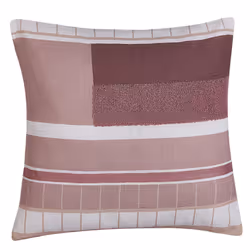 Set of 2 Cushions Geometric Pattern 45 x 45 cm Multicolour ERINUS