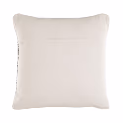 Set of 2 Cotton Cushions Geometric Pattern 45 x 45 cm Black and White CARDAK