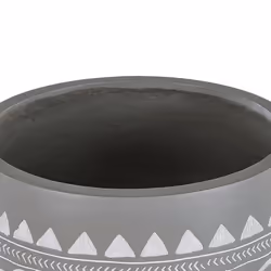 Elevated Plant Pot WERIA Ceramic 42 cm Light Grey