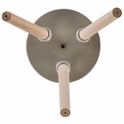 Elevated Plant Pot ARTA Ceramic 41 cm Taupe